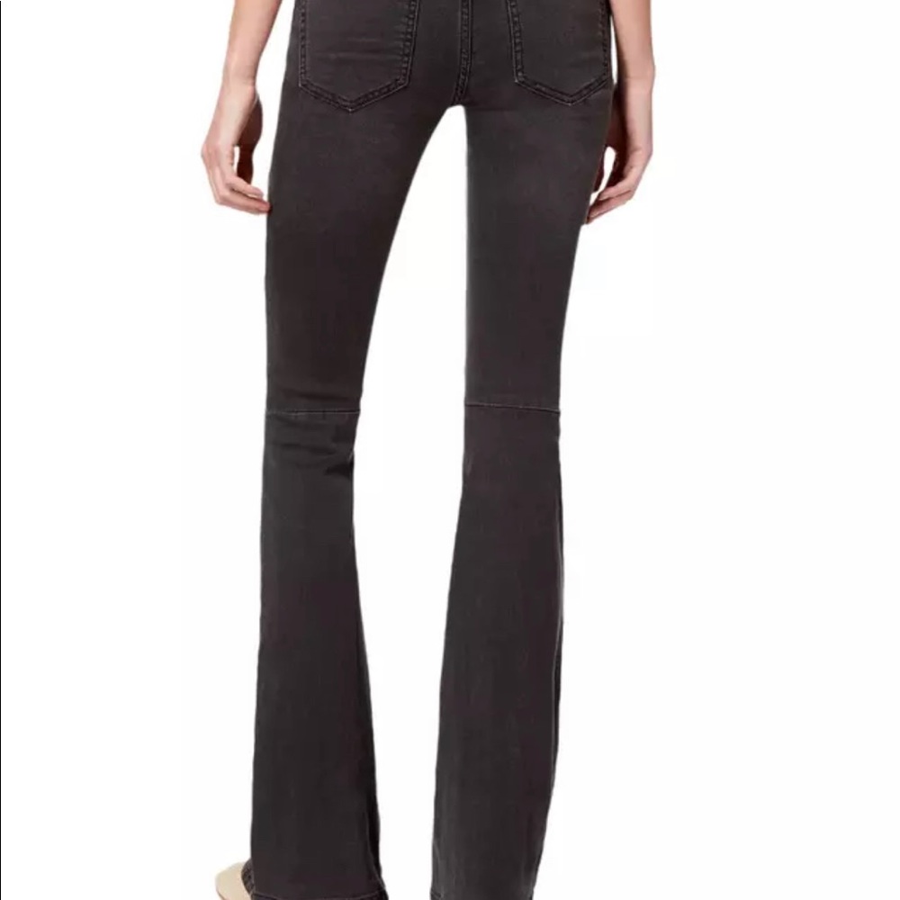 Free People Penny Pull Up Jeans Gray